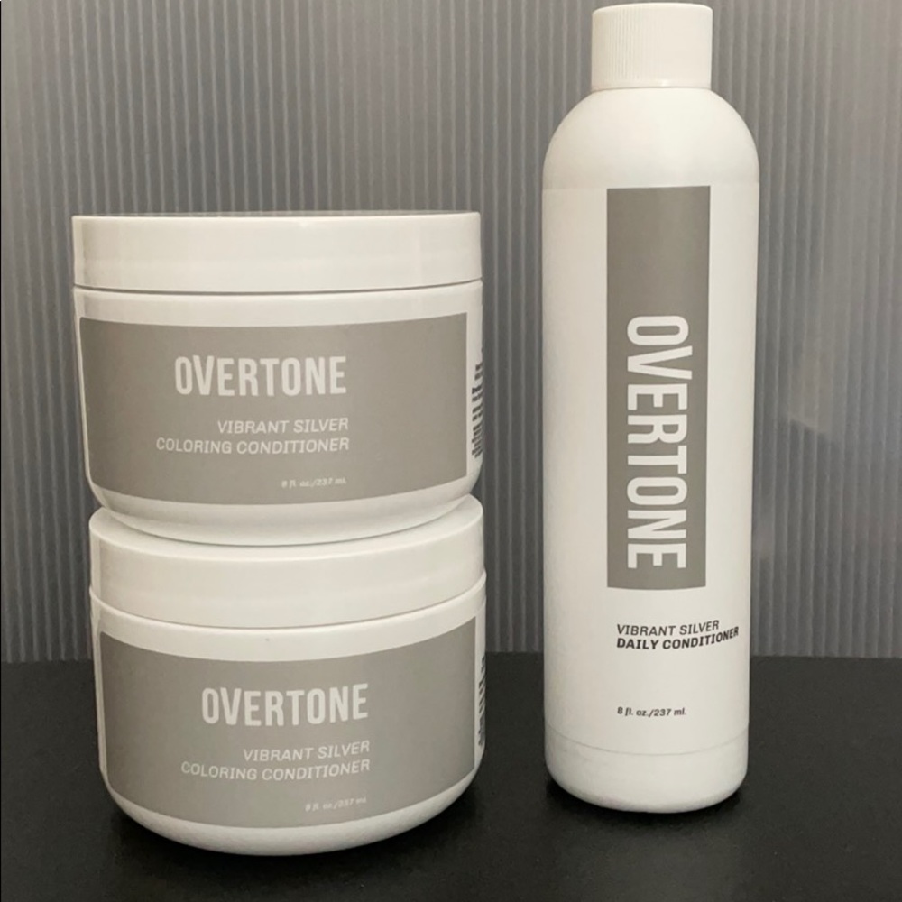 Overtone Vibrant Silver Conditioners